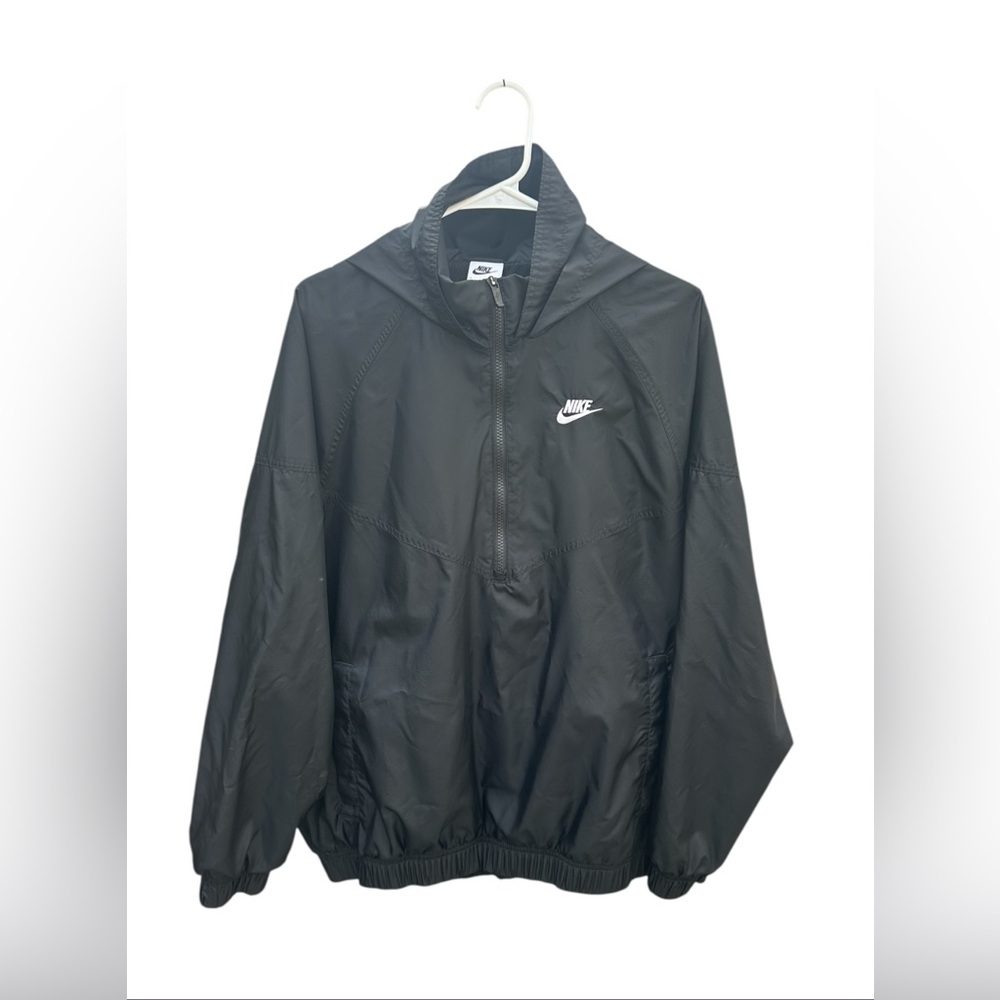Nike Black Hooded Windbreaker